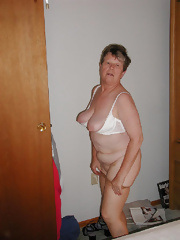 Over fifty years old grandmother posing pics