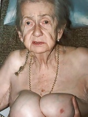 Wrinkled grandma erotic photos